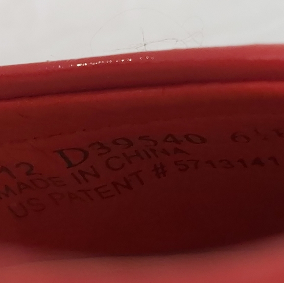 COLE HAAN | Women's Milly Cap Toe Wedge Heels Red Size 6.5 - Picture 8 of 8